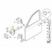 BMW E60 E60 LCİ E61 E61 LCİ (2001-2010) ÖN KAPI GERGİSİ 51217176804 - 3