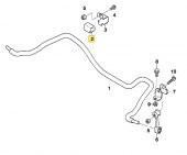 BMW E34 E36 E46 Z4 ARKA VİRAJ LASTİĞİ 33551138104 thumbnail 5