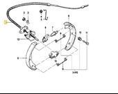 BMW E21 323İ EL FREN TELİ OEM NO 34411120189 - 4