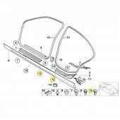 BMW KAPI EŞİK KAPLAMA KLİPSİ 5 ADET 51471840960 thumbnail 2