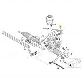 BMW M52 M54 DİREKSİYON POWER YAĞ DEPO HORTUMU 32411095526 - 2