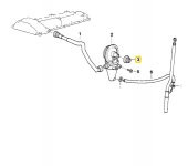 BMW M50 M52 M60 MOTOR SİKLON VALF VE DEBİMETRE CONTASI 1733217 thumbnail 3