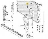 BMW RADYATÖR ÜST SABİTLEME KLİPSİ 17117514402 thumbnail 4