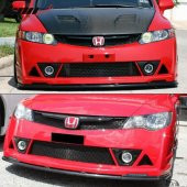 Honda Civic FD6 Mugen RR Ön Lip Plastik Parlak Sİyah 2006-2012 - 5