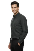 Erkek Kışlık Uzun Kol Çift Cepli Gömlek 4046 BGL-ST04995 thumbnail 5