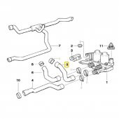 BMW E36 SU HORTUMU M40 M42 M43 M44 M50 M51 MOTOR 64211387424 - 2