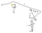 BMW E34 VE E36 M3 ÖN VİRAJ DEMİR LASTİĞİ 31351135805 - 4