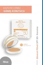 AVENE Compact SPF50 Teintee Sable 10GR - Açık renkli fondöten - 1