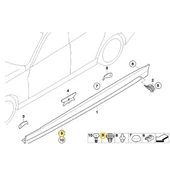 BMW MARŞBİYE KLİPSİ 5 ADET OEM NO 07147122912 thumbnail 3