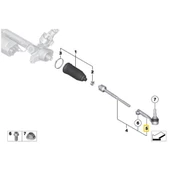 BMW 1SERİ 3 SERİ Z4 VE X1 SAĞ ROT BAŞI OEM NO 32106767782 - 2