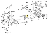 BMW E38 E39 E60 E65 X5 VE Z8 FROW ARKA SALINCAK BAĞLANTISI 1090030 - 1