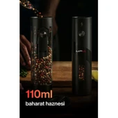 MPIA PG-5 Şarjlı Baharat Öğütücü İkili Set 100ML Hazne thumbnail 6