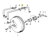 BMW E28 E30 VE E34 M20 MOTOR ÇİFTLİ FREN VAKUM SİBOBU 34331158113 - 6