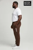 Erkek Büyük Beden BROOKLYN Baskılı Paça Lastikli  Jogger İnce Eşofman Altı  SPR26BEA951-2 thumbnail 7