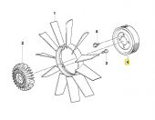 BMW M52 M54 MOTOR FEBİ DEVİRDAİM POMPA KASNAĞI 11511436590 thumbnail 3