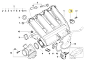 BMW FAE EMME MANİFOLD HAVA BASINÇ SENSÖRÜ 13617787142 - 1
