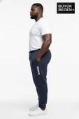 Erkek Büyük Beden BROOKLYN Baskılı Paça Lastikli  Jogger İnce Eşofman Altı  SPR26BEA951-2 thumbnail 10