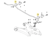 BMW E39 RAPRO ARKA VİRAJ DEMİR LASTİĞİ 33551093663 - 4