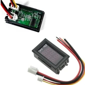 YATE10 DC 0-100V 0-10A Voltampermetre thumbnail 5