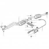 BMW M50 M52 M54 M73 VE M73N MOTOR EGZOZ BOĞAZ CONTASI 18301716888 - 2