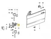 BMW E36 COUPE VE CABRIO (1992-1999) KAPI GERGİSİ 51218161782 thumbnail 4