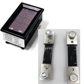 YATE10 DC 0-100V 0-100A Voltampermetre+Şönt Bara Direnci thumbnail 3