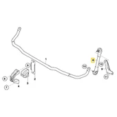 BMW E60 FROW ÖN SOL VİRAJ ASKI ROTU OEM NO 31354014531 thumbnail 2