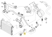 BMW E38 VE E39 M62 M73 M73N MOTOR SU HORTUMU 11531711385 - 4