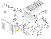 BMW E38 VE E39 M52 M54 MOTOR YEDEK SU DEPO HORTUMU 11531438633 - 5