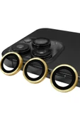 HarmonyAura iPhone 14 Pro Max Raze Metal Kamera Lens - Gold thumbnail 1