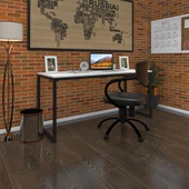 Kenzlife ofis bilgisayar çalışma masası behramkale150 byzsyh 75*150*80 metal ayaklı masa thumbnail 1