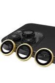 HarmonyAura iPhone 13 Pro Max Raze Metal Kamera Lens - Gold thumbnail 1
