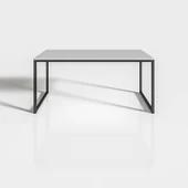 Kenzlife ofis bilgisayar çalışma masası ayvalık130 byzsyh 75*130*60 metal ayaklı masa thumbnail 3