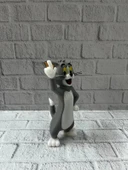 Tom Kedi Biblo 22 cm Hediyelik Dekoratif Ev Ofis Aksesuarı thumbnail 5