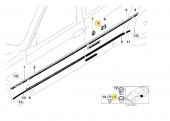 BMW E36 E38 E39 E46 VE Z8 KAPI ÇITA KLİPS LASTİĞİ 5 ADET 51131960127 - 4
