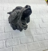 Ayı Tasarım Siyah 3D Duvar Heykeli thumbnail 3