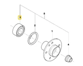 BMW FEBİ - MEYLE ARKA TEKERLEK RULMANI 33411124358 thumbnail 1