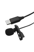 HarmonyAura Type-C 2 Metre Double Mikrofon - Siyah thumbnail 5
