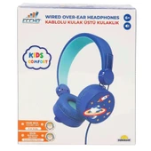 Uzay Desenli Mikrofonlu Kulak Üstü Kulaklık thumbnail 3