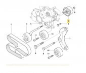 BMW 3.0 DİZEL M57 MOTOR KAYIŞ GERGİSİ 11282354130 - 3