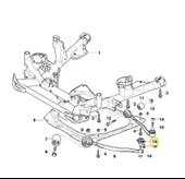 BMW E53 X5 FROW ÜST ROTİL 31126756491 thumbnail 3