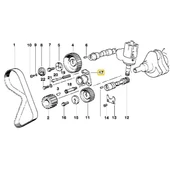BMW E21 E30 VE E34 M20 MOTOR TRİGER GERGİ RULMANI 11311711153 - 4