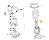 BMW E60 E61 VE E84 FEBİ ÖN AMORTİSÖR TAKOZU 31336764085 thumbnail 1