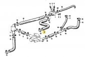 BMW E12 VE E21 M10 MOTOR RADYATÖR ÜST HORTUMU 11531266464 - 2