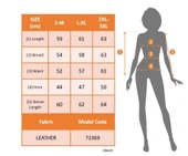 MDB Kadın Uzun Kollu önden Fermuarlı Deri Kısa Ceket thumbnail 6