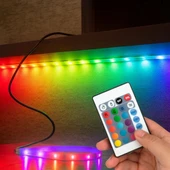 RGB Şerit 30 LED Kumandalı USB Bağlantılı thumbnail 2