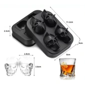 Kuru Kafa Şekilli Silikon Buz Kalıbı thumbnail 4