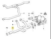 BMW E36 M50 VE M52 MOTOR KALORİFER HORTUMU 64211394293 thumbnail 5