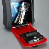 Kırmızı Şifreli Anahtar ve Eşya Saklama Güvenlik Kasası thumbnail 2