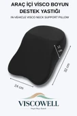 Araç İçi Visco Boyun Destek Yastığı Siyah thumbnail 7